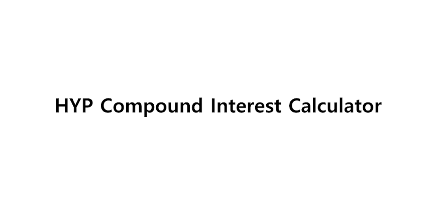 HYP Easy Compound Interest Cal